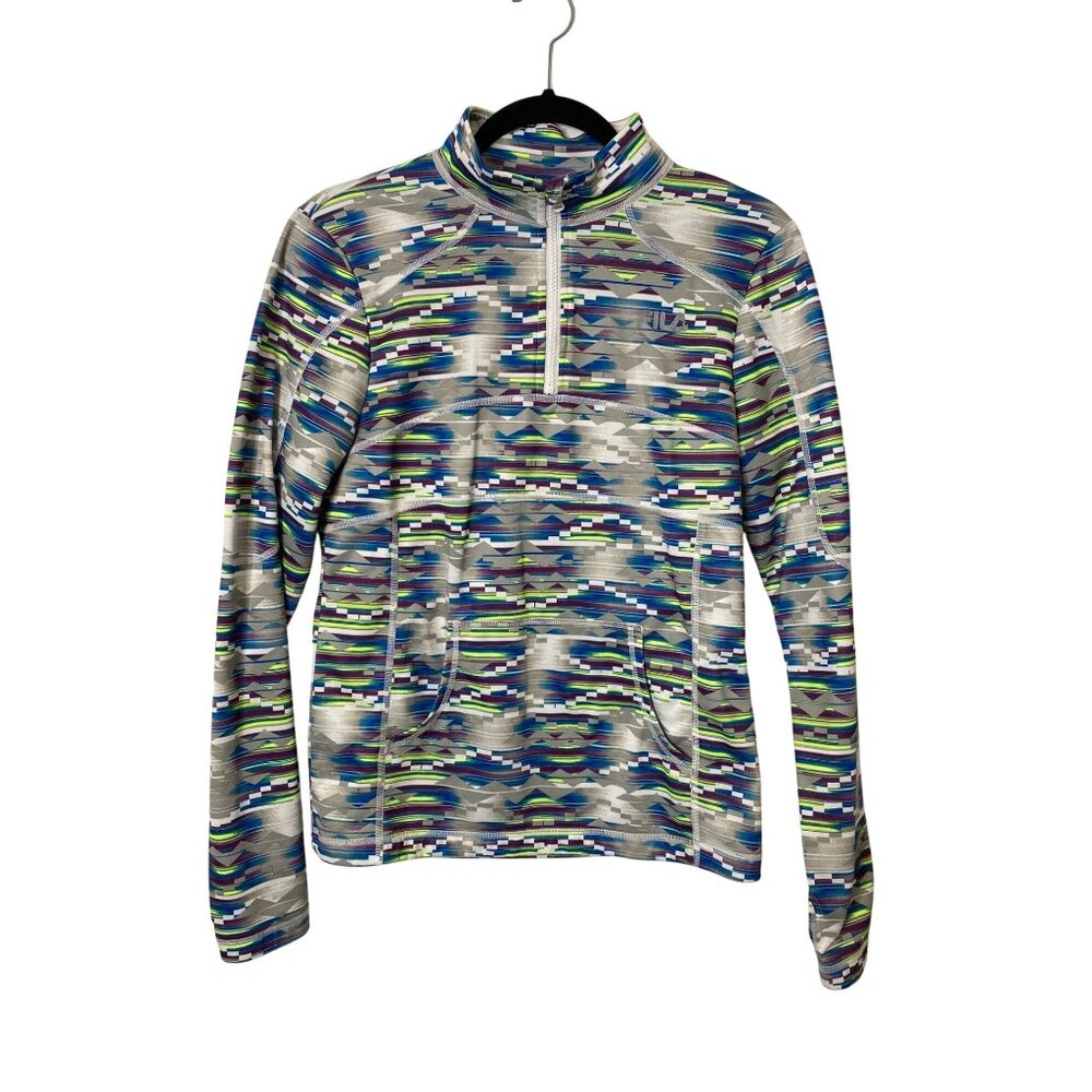 Fila Sport Women's Performance Pullover Aztec Print Size M